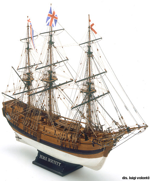 The Modeller's Workshop » Mamoli MV39 HMS Bounty XVIII 