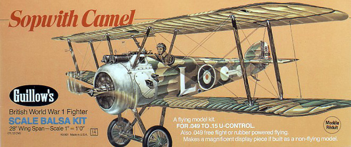 The Modeller's Workshop » Guillows GUI0801 Sopwith Camel 1 ...