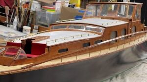 1930s Commuter Launch Aphrodite - 1/12 scale laser-cut parts set - Kit Number MW205